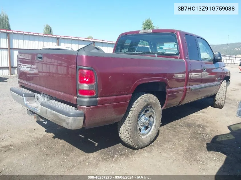 3B7HC13Z91G759088 2001 Dodge Ram 1500