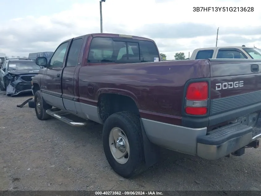 2001 Dodge Ram 1500 St VIN: 3B7HF13Y51G213628 Lot: 40273562