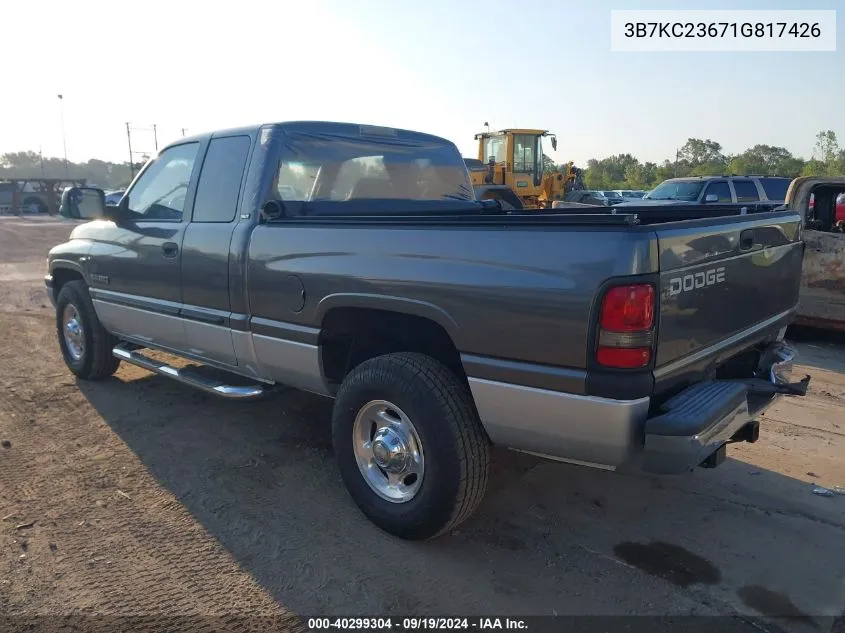 2001 Dodge Ram 2500 St VIN: 3B7KC23671G817426 Lot: 40299304