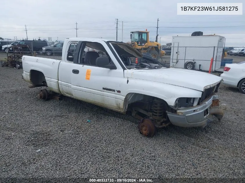 1B7KF23W61J581275 2001 Dodge Ram 2500