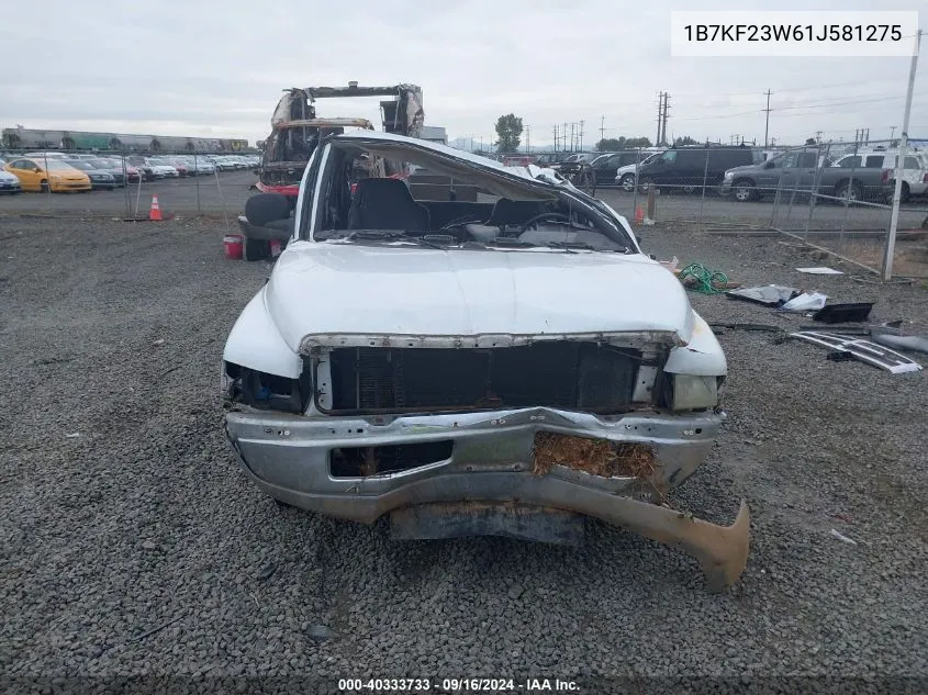 1B7KF23W61J581275 2001 Dodge Ram 2500