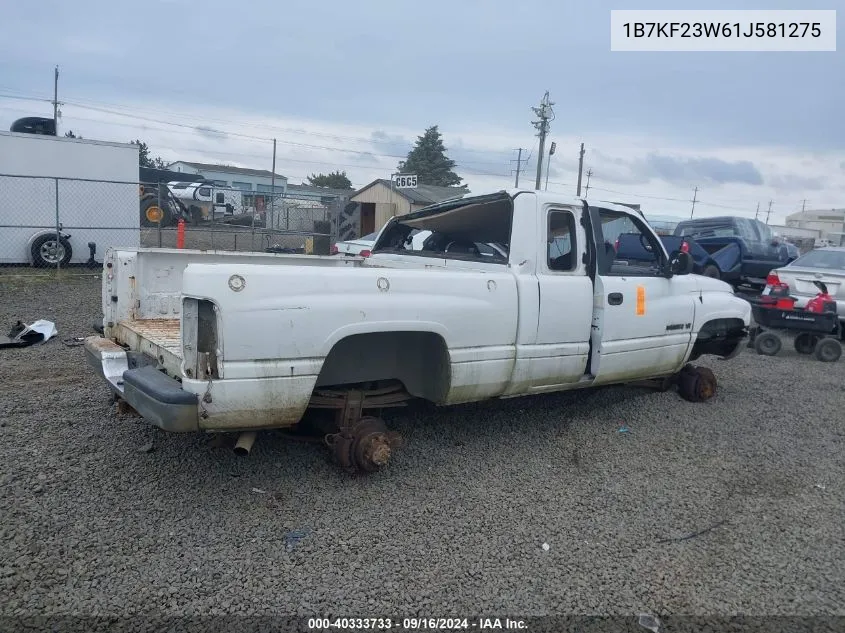 1B7KF23W61J581275 2001 Dodge Ram 2500