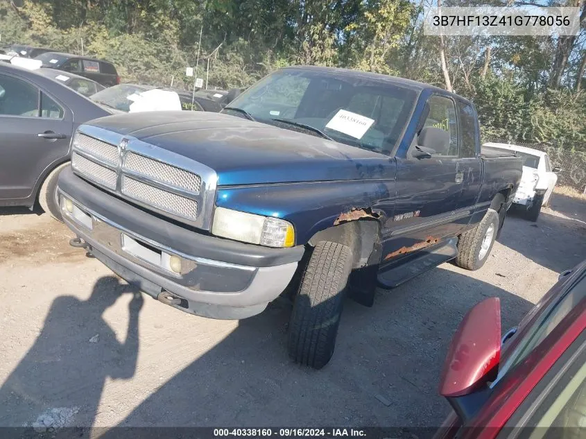 2001 Dodge Ram 1500 St VIN: 3B7HF13Z41G778056 Lot: 40338160