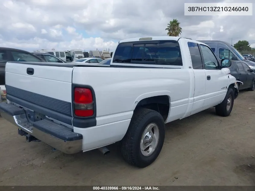 2001 Dodge Ram 1500 St VIN: 3B7HC13Z21G246040 Lot: 40339966