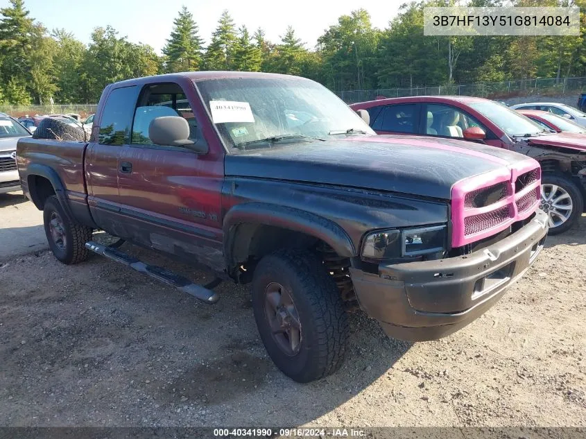 2001 Dodge Ram 1500 VIN: 3B7HF13Y51G814084 Lot: 40341990