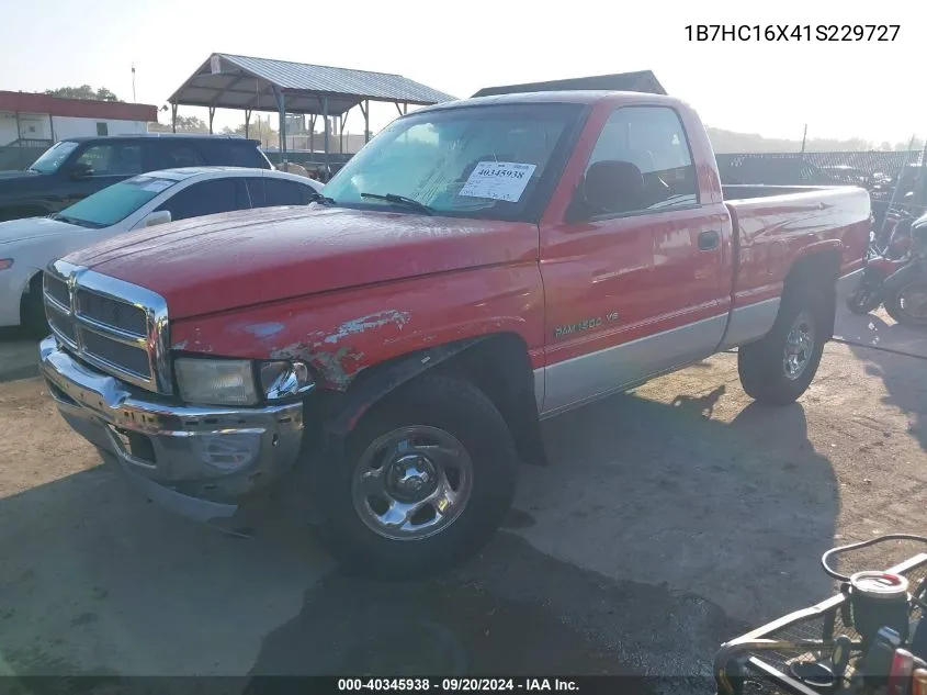 2001 Dodge Ram 1500 St/Ws VIN: 1B7HC16X41S229727 Lot: 40345938