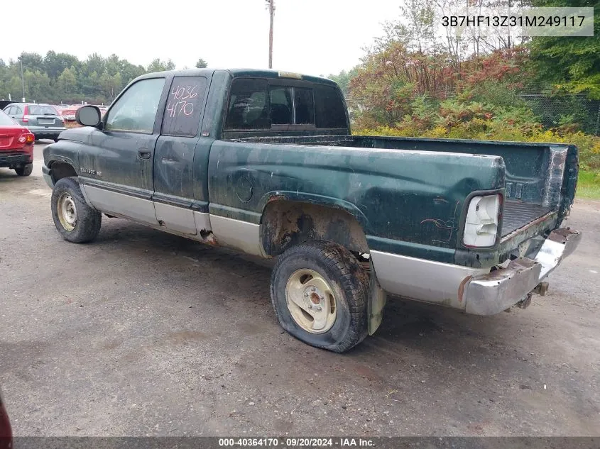 3B7HF13Z31M249117 2001 Dodge Ram 1500 St