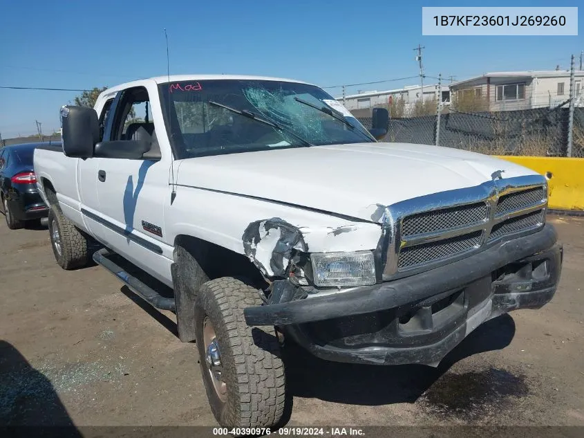 2001 Dodge Ram 2500 St VIN: 1B7KF23601J269260 Lot: 40390976