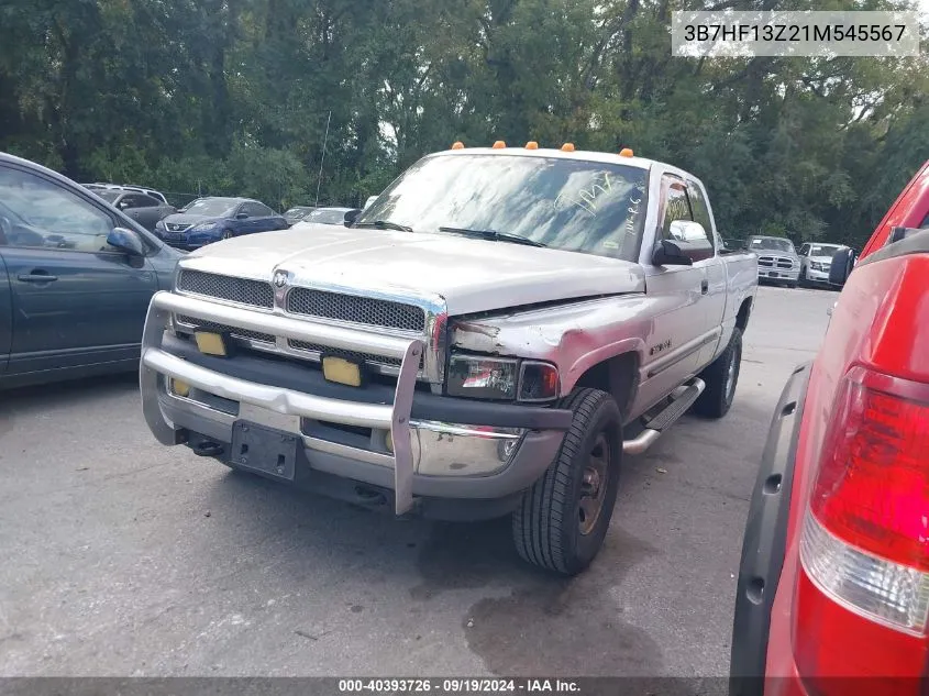 3B7HF13Z21M545567 2001 Dodge Ram 1500 St