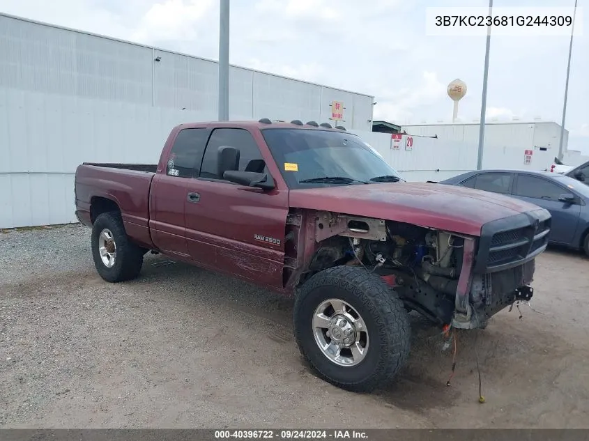 3B7KC23681G244309 2001 Dodge Ram 2500 St