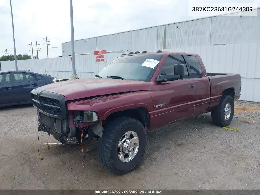 3B7KC23681G244309 2001 Dodge Ram 2500 St