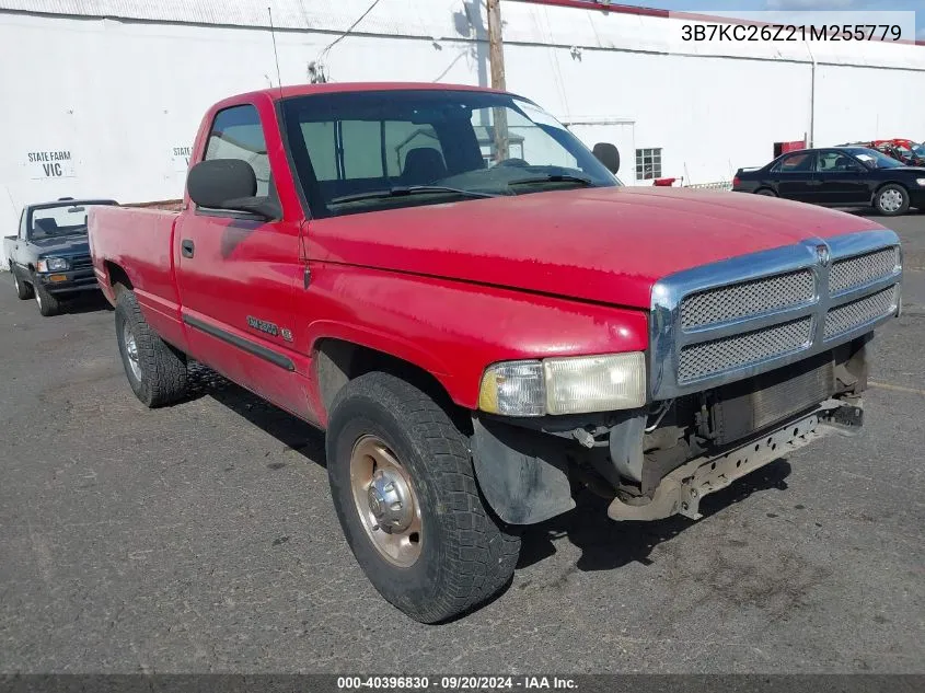 2001 Dodge Ram 2500 St VIN: 3B7KC26Z21M255779 Lot: 40396830