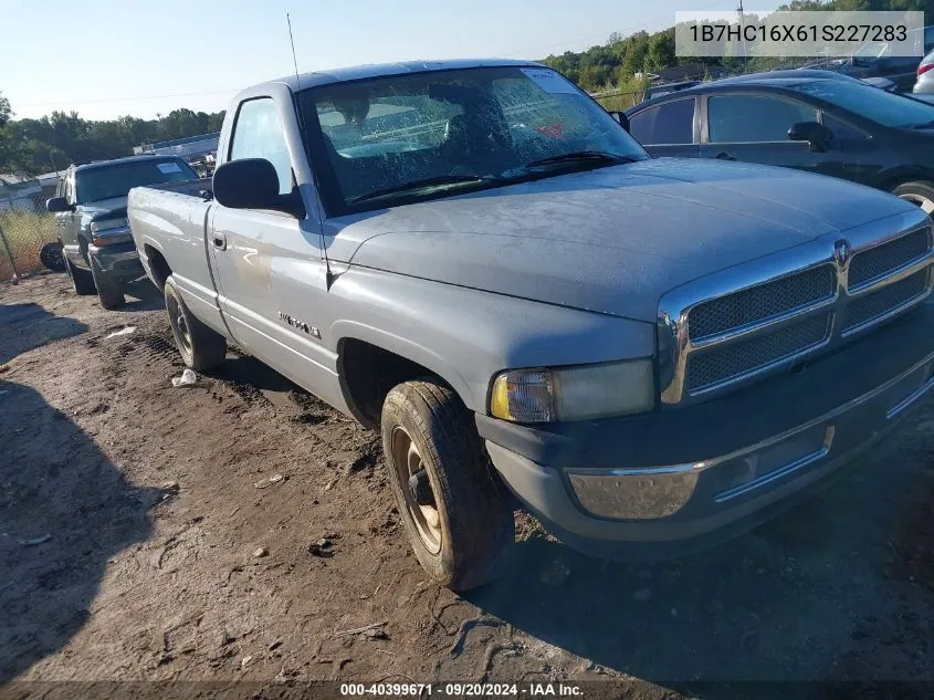 2001 Dodge Ram 1500 St/Ws VIN: 1B7HC16X61S227283 Lot: 40399671