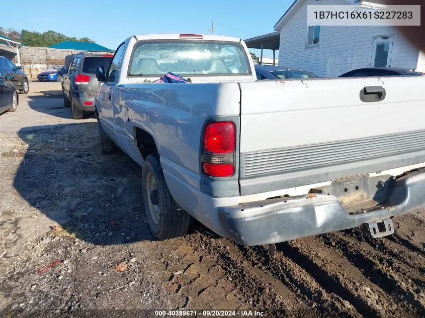 2001 Dodge Ram 1500 St/Ws VIN: 1B7HC16X61S227283 Lot: 40399671