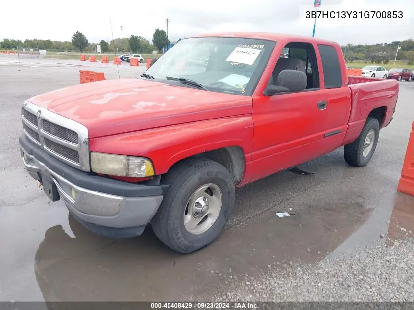 3B7HC13Y31G700853 2001 Dodge Ram 1500 St