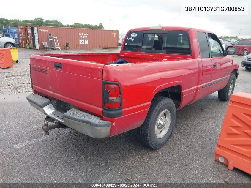 3B7HC13Y31G700853 2001 Dodge Ram 1500 St