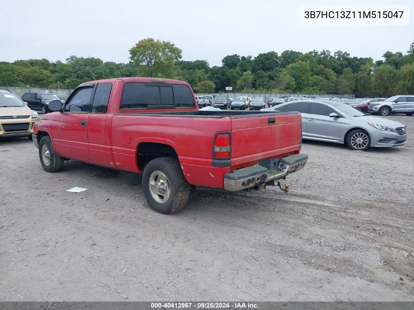 2001 Dodge Ram 1500 St VIN: 3B7HC13Z11M515047 Lot: 40412967