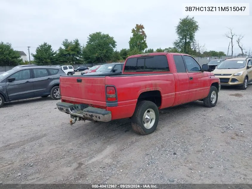 2001 Dodge Ram 1500 St VIN: 3B7HC13Z11M515047 Lot: 40412967