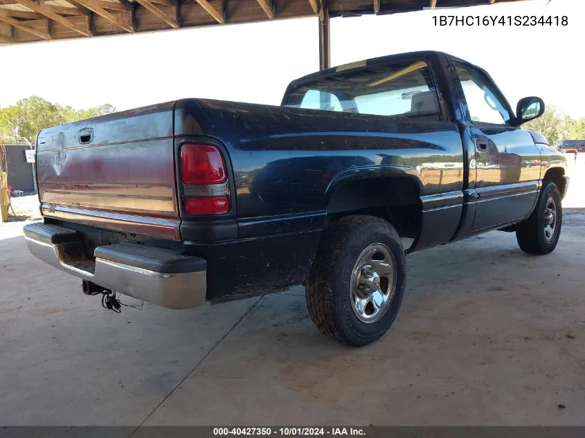 1B7HC16Y41S234418 2001 Dodge Ram 1500 St