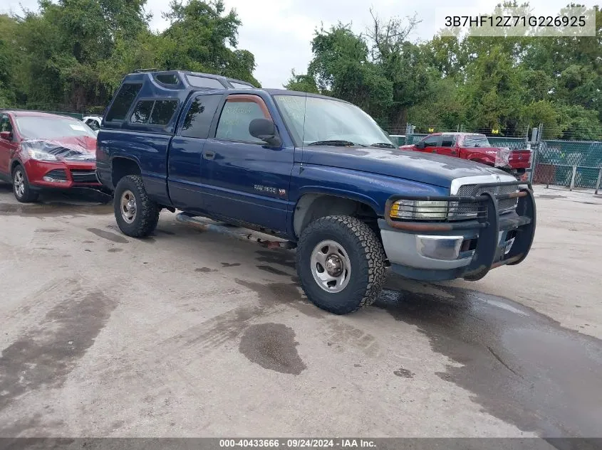 2001 Dodge Ram 1500 St VIN: 3B7HF12Z71G226925 Lot: 40433666