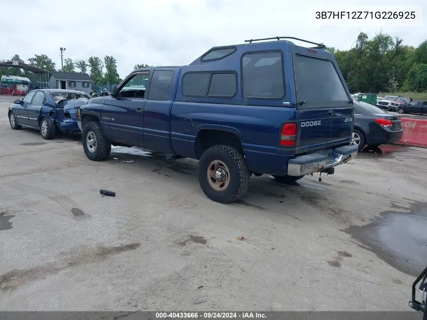 2001 Dodge Ram 1500 St VIN: 3B7HF12Z71G226925 Lot: 40433666