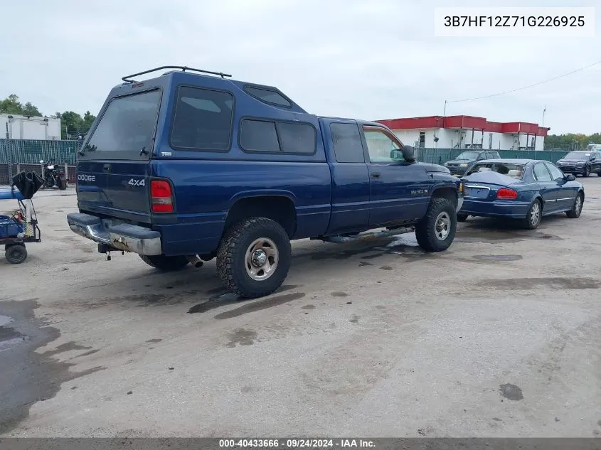 2001 Dodge Ram 1500 St VIN: 3B7HF12Z71G226925 Lot: 40433666