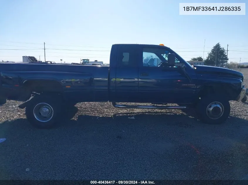 2001 Dodge Ram 3500 St VIN: 1B7MF33641J286335 Lot: 40436417