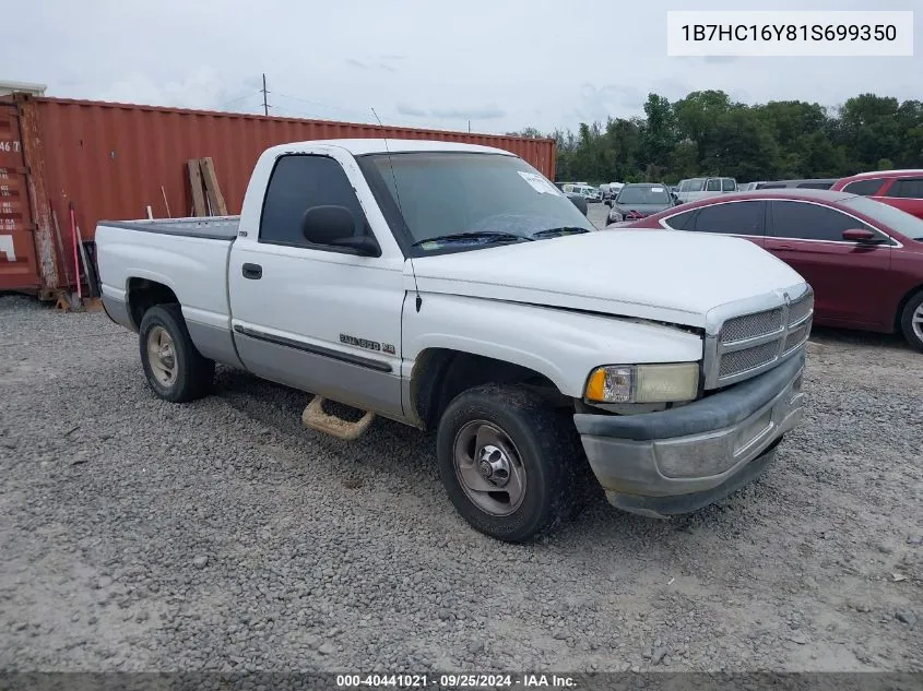 1B7HC16Y81S699350 2001 Dodge Ram 1500 St