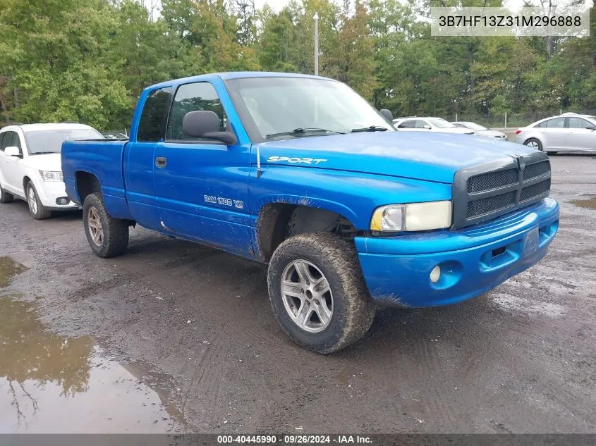 3B7HF13Z31M296888 2001 Dodge Ram 1500 St