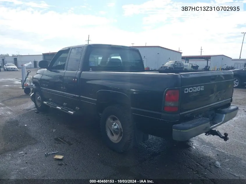 2001 Dodge Ram 1500 St VIN: 3B7HC13Z31G702935 Lot: 40450153