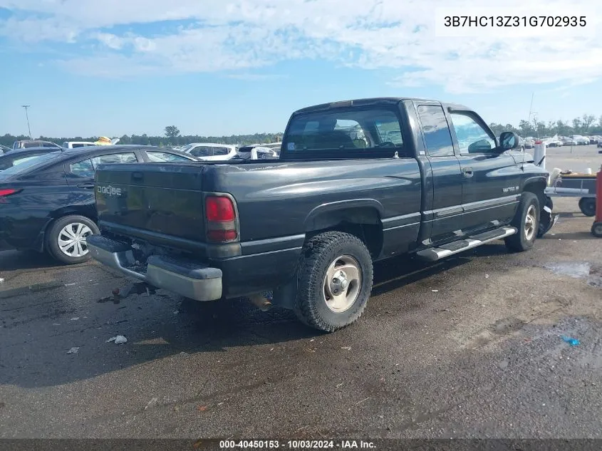 2001 Dodge Ram 1500 St VIN: 3B7HC13Z31G702935 Lot: 40450153