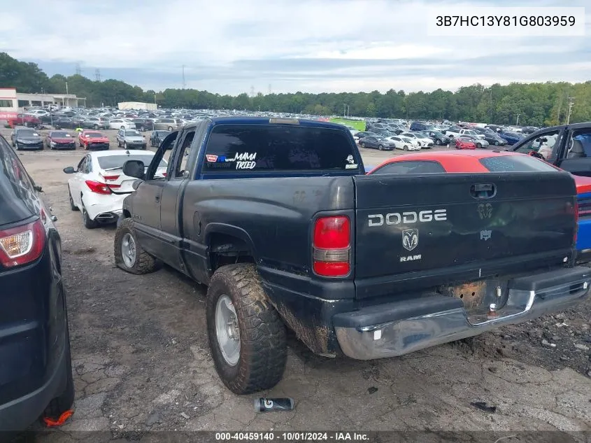 3B7HC13Y81G803959 2001 Dodge Ram 1500