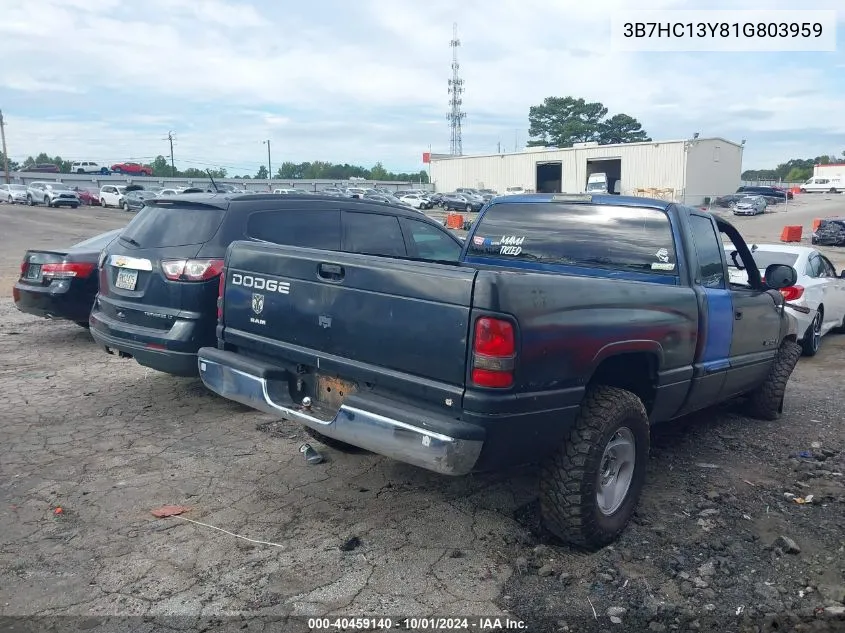 3B7HC13Y81G803959 2001 Dodge Ram 1500