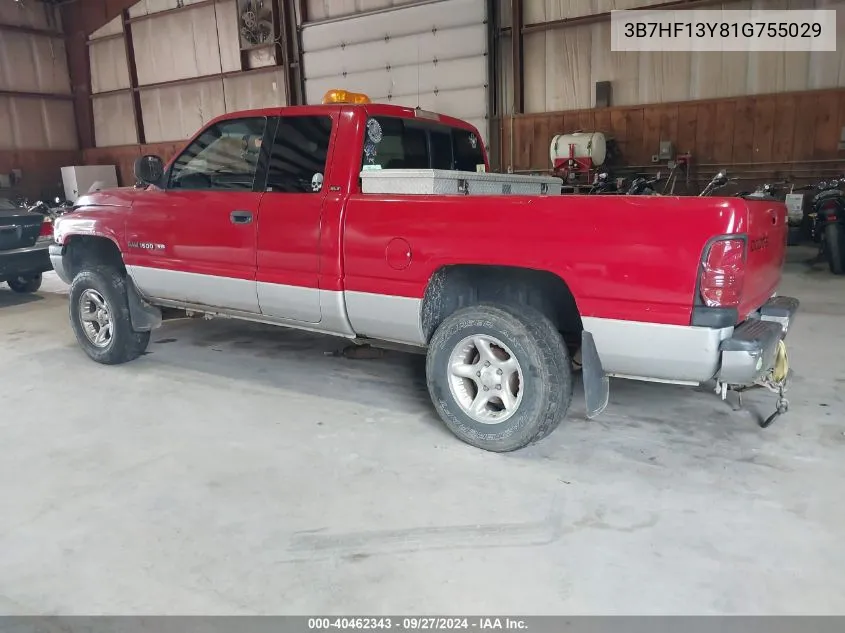 3B7HF13Y81G755029 2001 Dodge Ram 1500 St