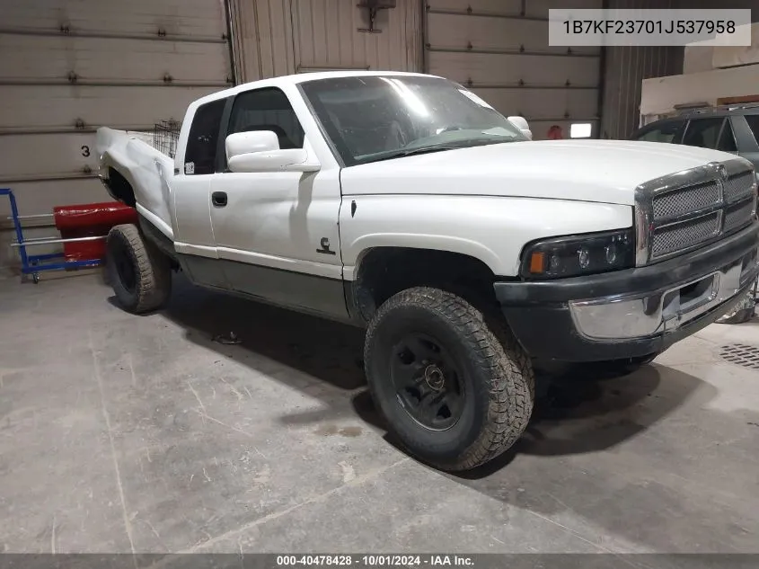 1B7KF23701J537958 2001 Dodge Ram 2500