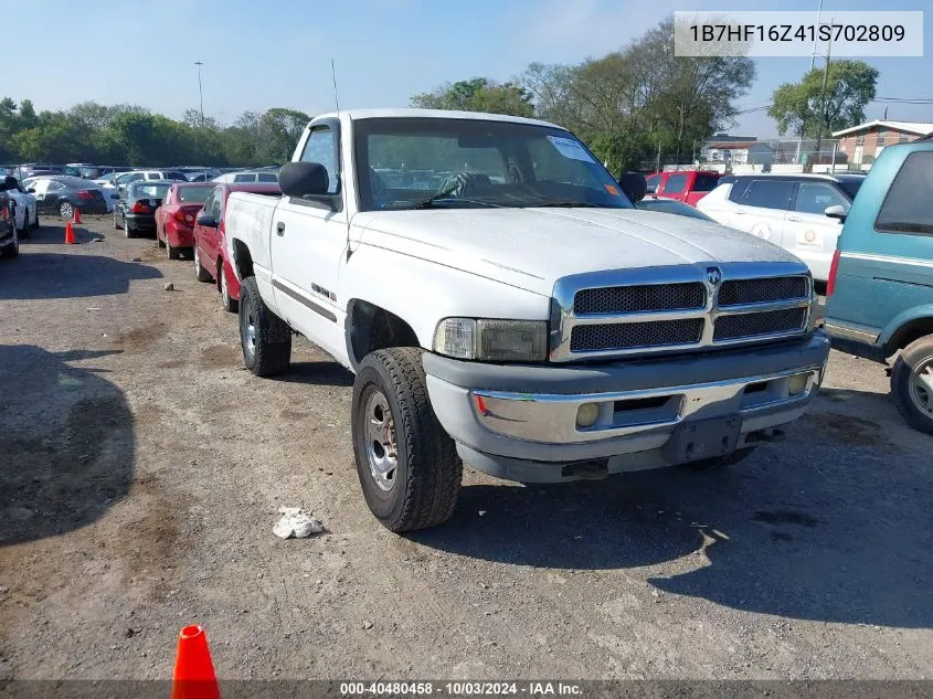 2001 Dodge Ram 1500 St VIN: 1B7HF16Z41S702809 Lot: 40480458