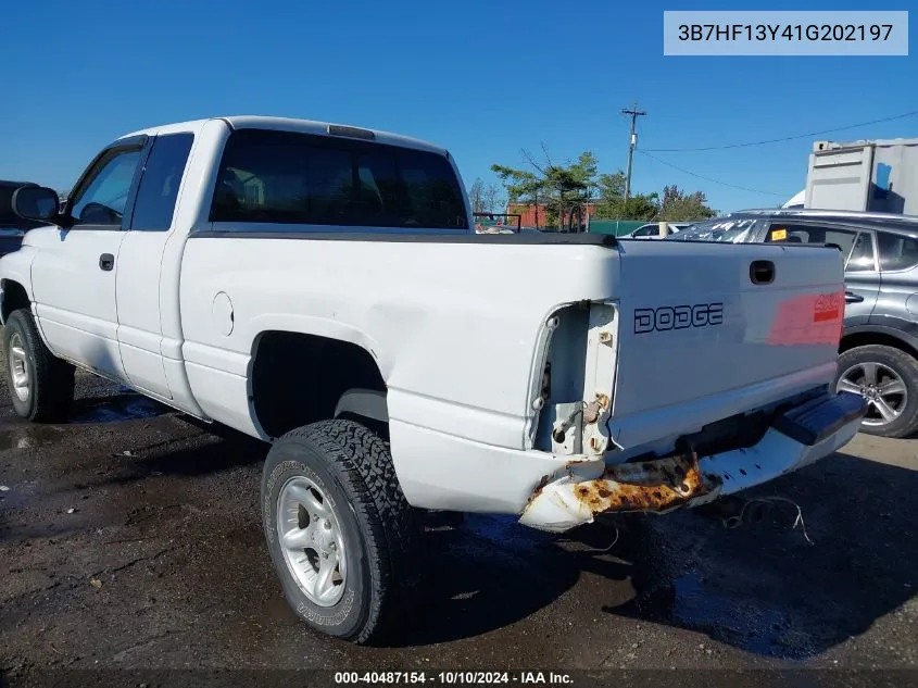 2001 Dodge Ram 1500 St VIN: 3B7HF13Y41G202197 Lot: 40487154