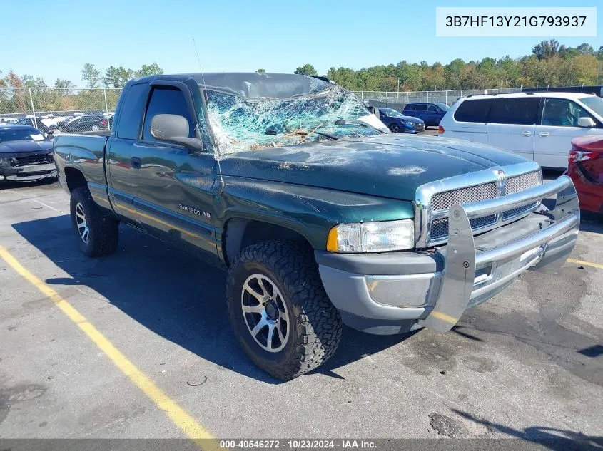 2001 Dodge Ram 1500 St VIN: 3B7HF13Y21G793937 Lot: 40546272