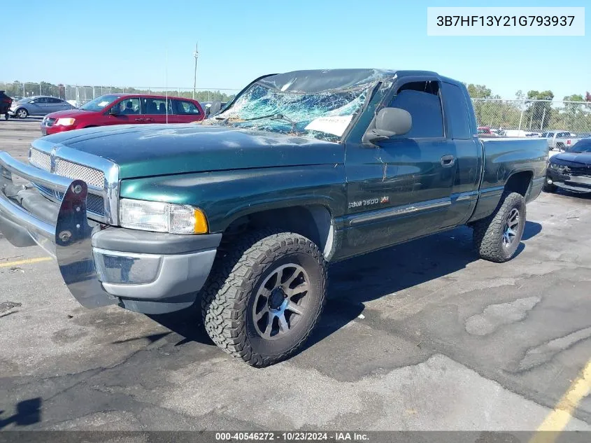 2001 Dodge Ram 1500 St VIN: 3B7HF13Y21G793937 Lot: 40546272