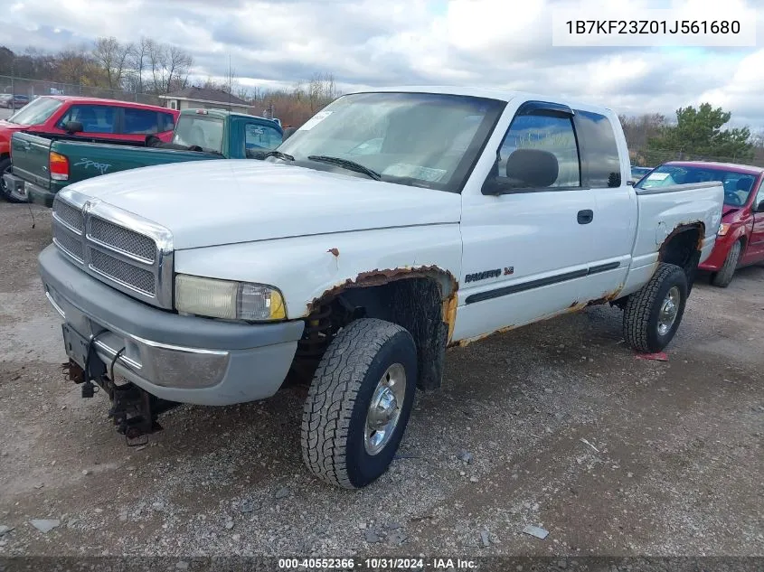 2001 Dodge Ram 2500 St VIN: 1B7KF23Z01J561680 Lot: 40552366