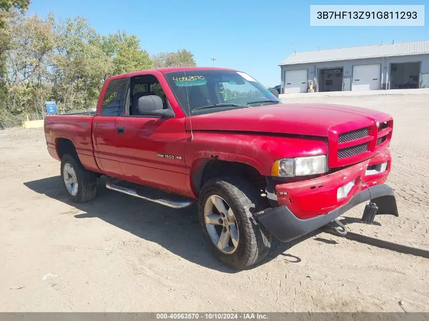 2001 Dodge Ram 1500 St VIN: 3B7HF13Z91G811293 Lot: 40563570