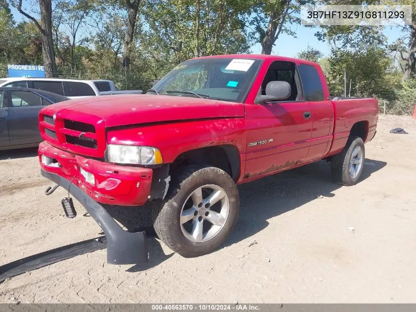 2001 Dodge Ram 1500 St VIN: 3B7HF13Z91G811293 Lot: 40563570