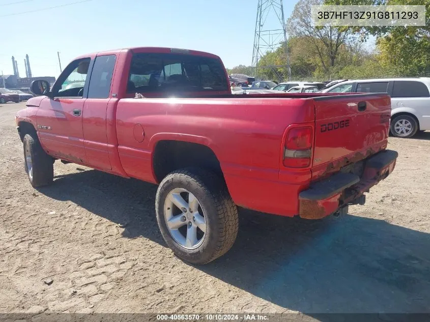 2001 Dodge Ram 1500 St VIN: 3B7HF13Z91G811293 Lot: 40563570