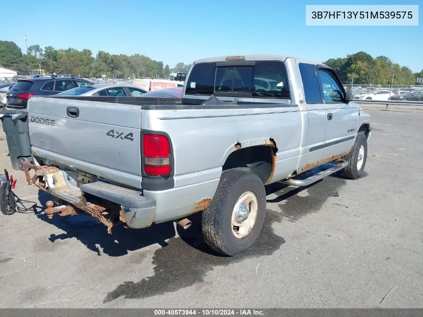 2001 Dodge Ram 1500 St VIN: 3B7HF13Y51M539575 Lot: 40573944