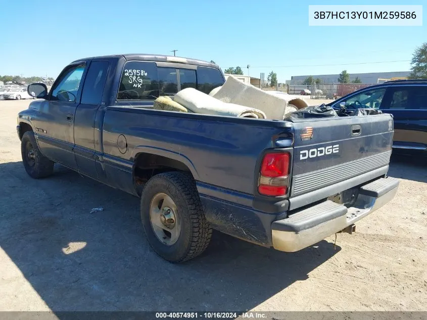 3B7HC13Y01M259586 2001 Dodge Ram 1500 St