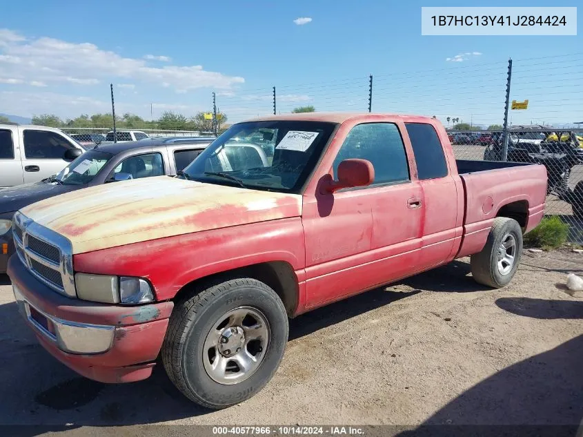 2001 Dodge Ram 1500 St VIN: 1B7HC13Y41J284424 Lot: 40577966