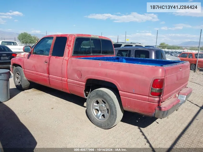 2001 Dodge Ram 1500 St VIN: 1B7HC13Y41J284424 Lot: 40577966