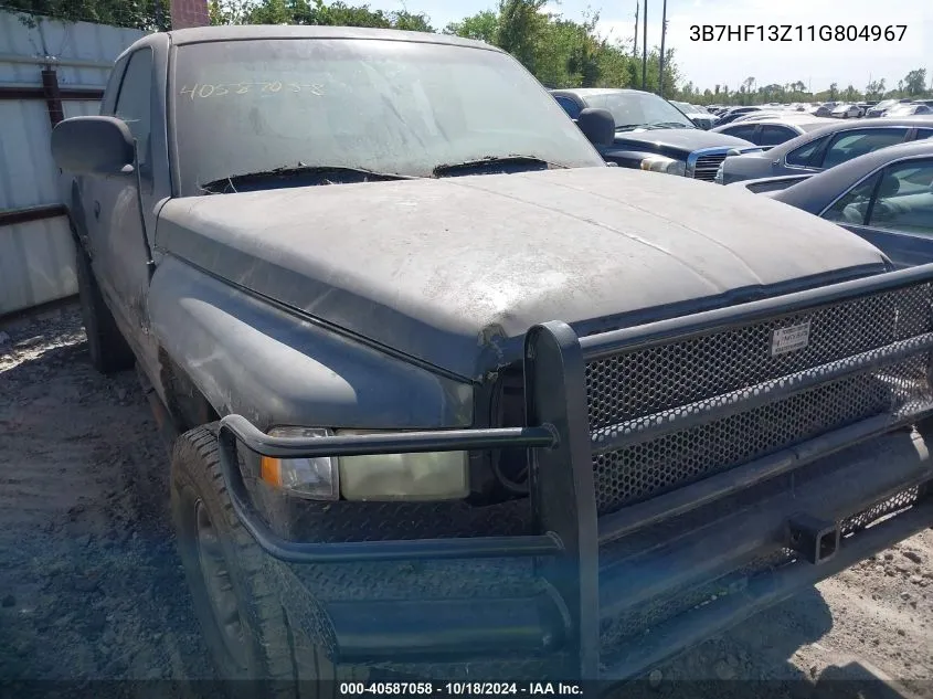 2001 Dodge Ram 1500 St VIN: 3B7HF13Z11G804967 Lot: 40587058