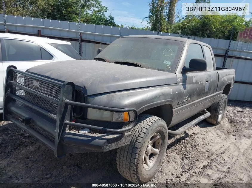 2001 Dodge Ram 1500 St VIN: 3B7HF13Z11G804967 Lot: 40587058