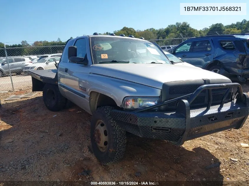 2001 Dodge Ram 3500 St VIN: 1B7MF33701J568321 Lot: 40593836